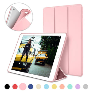 For iPad Mini 4 Case A1538 A1550 PU Leather Ultra Slim Smart Cover+Silicone Soft Back Cover for Apple iPad Mini4 Case Wake Sleep